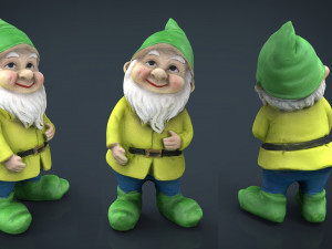 garden gnome 4 3Dモデル