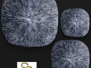 sandstone square wall art - set Modelo 3D