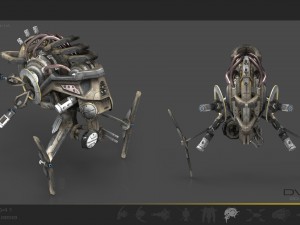 drone v5 scifi 3D Model