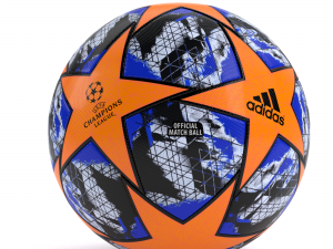 uefa champions league finale 19 ball pbr Modelo 3D