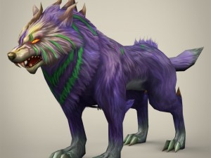 game ready fantasy monster wolf 3Dモデル