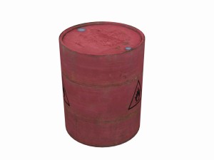 explosive barrel 3Dモデル