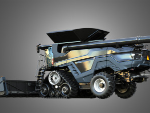 IDEAL - Combine Harvester - Corn Harvester Head Modelo 3D
