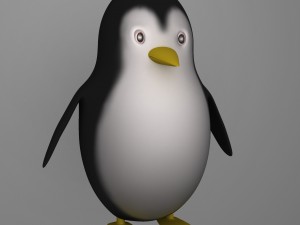 cute penguin Modèle 3D