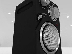 jgc radio rigged and animated 3Dモデル