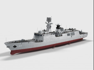 515 Binzhou Type 054A class frigate Modello 3D