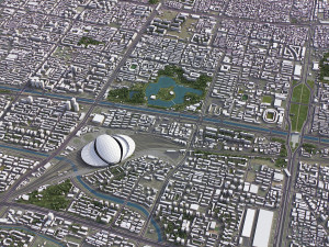 Beijing - 3D City Model Modèle 3D
