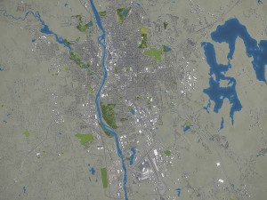 Manchester - 3D City Model Modèle 3D
