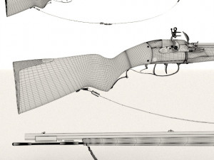 longfire rifle 3D Model