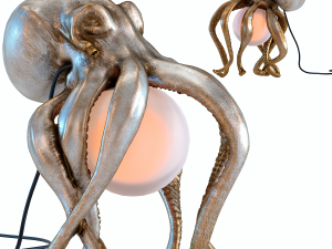 table lamp animal octopus 3D Model