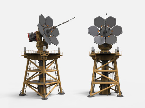 Sci-Fi antenna collection 1 Model 3D