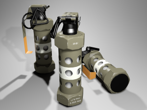 m84 stun grenade 3D मॉडल