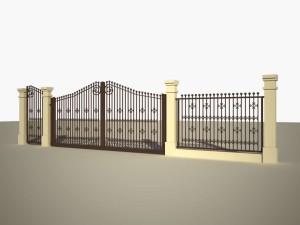 fence cast 03 3D Model