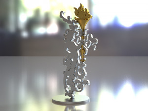 character statue Modèle 3D