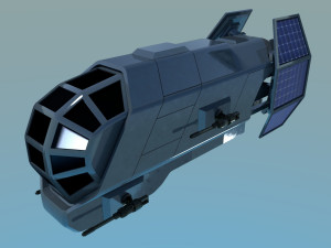 spaceship patriot type 1 3Dモデル