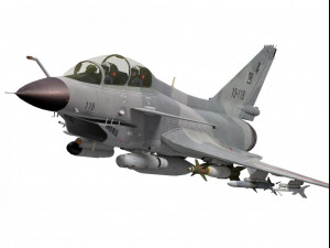 chengdu j-10 s vigorous dragon two seater version from pakistan Model 3D