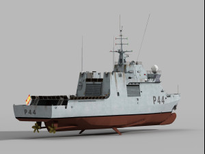 P44 Rayo BAM class patrol vessel Modello 3D