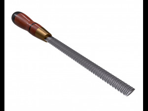half round wood course cut rasp 3D 模型