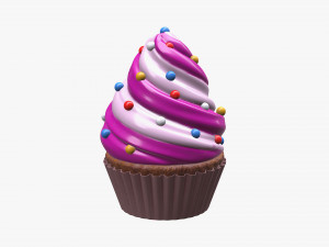 Cupcake wave 3Dモデル