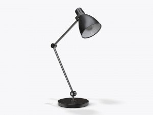 Table desk metal lamp Model 3D