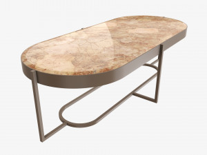 Oval coffee table 3D मॉडल