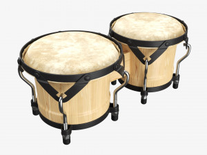 Bongo Set Modelo 3D