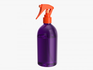 Plastic Bottle With Dispenser Large 3D Model