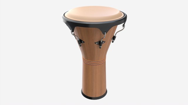 Djembe drum african musical instruments Modèle 3D .c4d .max .obj .3ds .fbx .stl .blend 