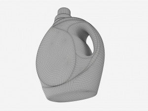 Plastic Bottle with Handle Mockup 03 3D 모델