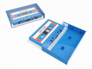 Audio cassette with cover 02 3D Model