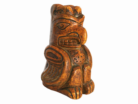 Indian Totemic Figurine 3D Модель