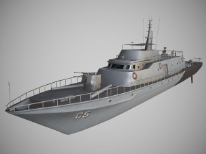 spica class patrol boats 3D Модель