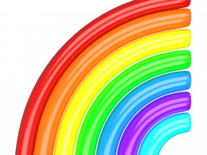 Rainbow Icon Modelo 3D