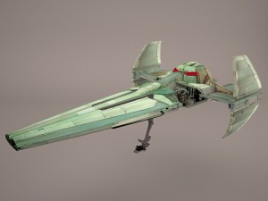 x wing t-65 spacecraft star wars 3D Модель