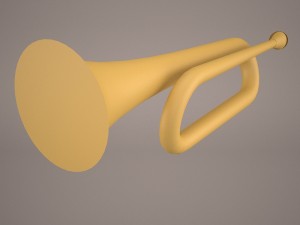 trumpet bugle 3D Модель