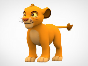 simba cub 3Dモデル