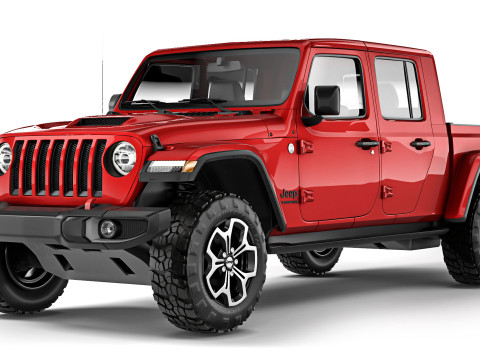 Jeep Gladiator 2020 3D मॉडल