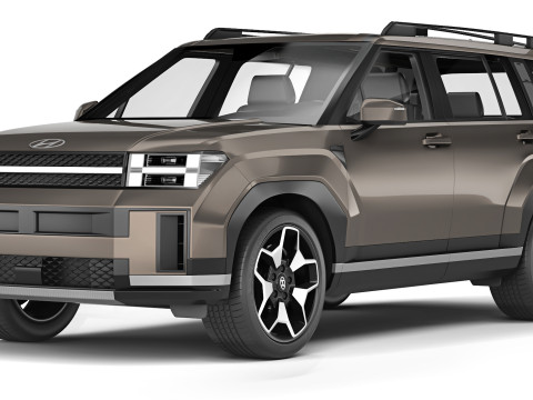 Hyundai Santa Fe 2024 Modello 3D