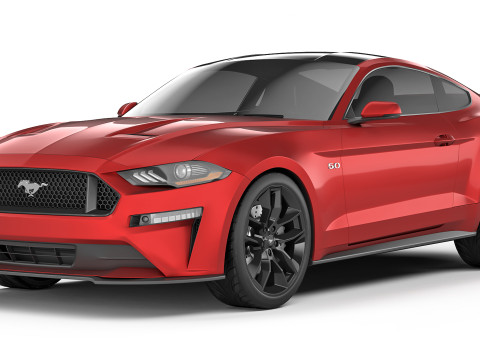 Mustang GT 2018 3Dモデル