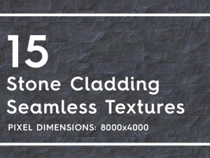 15 seamless stone cladding textures CG Textures