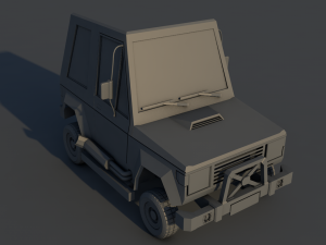 lowpolycar 3D मॉडल