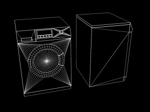 washing machine 3D 模型