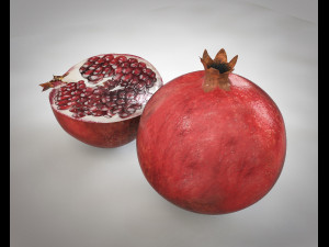 pomegranate fruit Modelo 3D