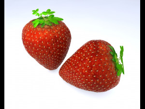 strawberry fruit Modelo 3D
