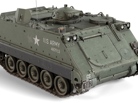 M132 Zippo Armored Flamethrower Modelo 3D