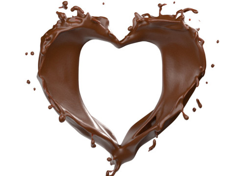 Chocolate Splash v11 Model 3D