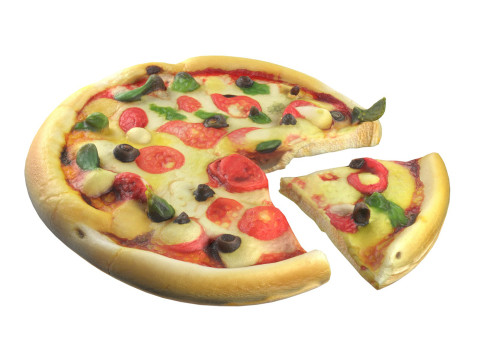 Pizza 16 Model 3D