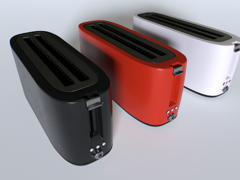Toaster set 2 3D Model