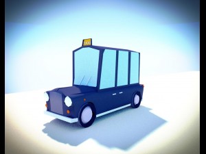 low poly london 3Dモデル