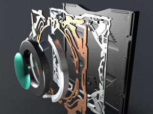 camera lens 3D 模型